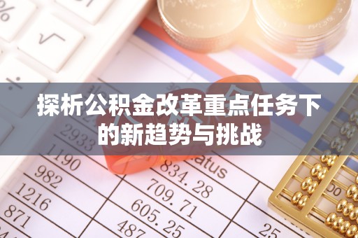 天河探析公积金改革重点任务下的新趋势与挑战