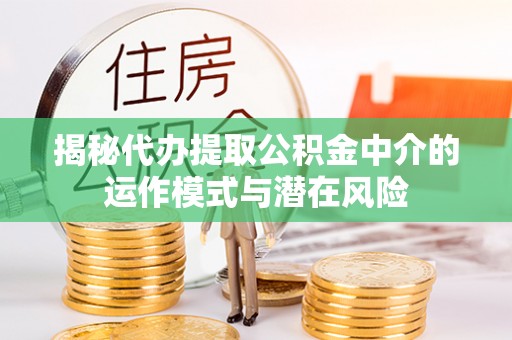 天河揭秘代办提取公积金中介的运作模式与潜在风险