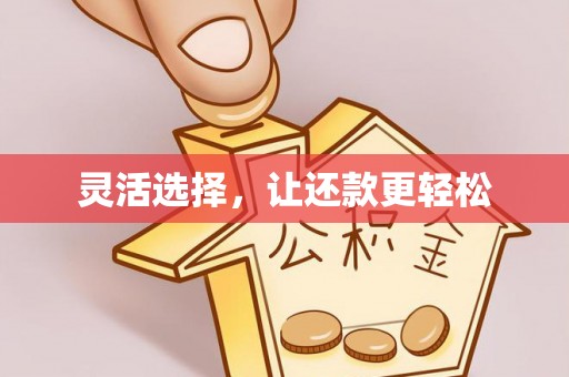 天河灵活选择，让还款更轻松