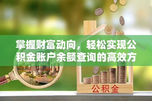 天河掌握财富动向，轻松实现公积金账户余额查询的高效方式
