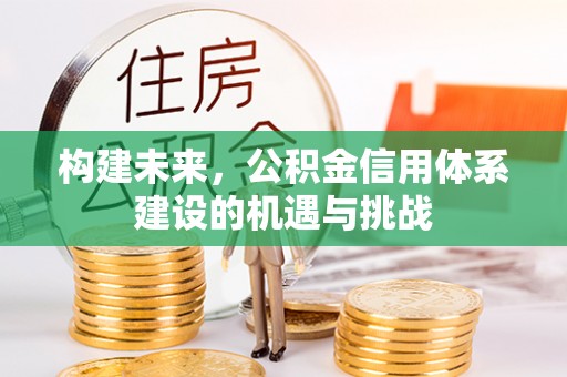天河构建未来，公积金信用体系建设的机遇与挑战