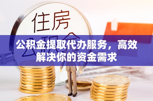 天河公积金提取代办服务，高效解决你的资金需求
