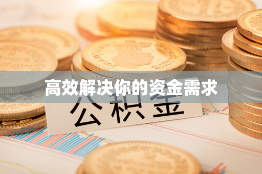 天河高效解决你的资金需求