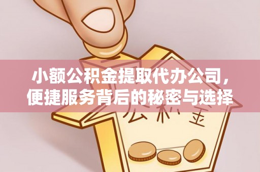 天河小额公积金提取代办公司，便捷服务背后的秘密与选择指南