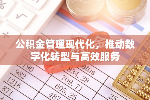 天河公积金管理现代化，推动数字化转型与高效服务