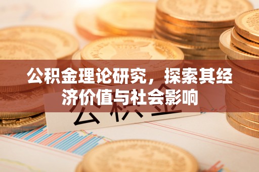 天河公积金理论研究，探索其经济价值与社会影响