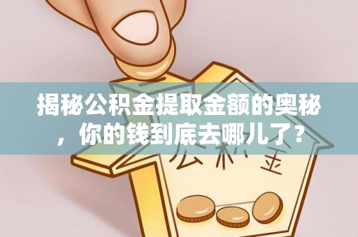 天河揭秘公积金提取金额的奥秘，你的钱到底去哪儿了？
