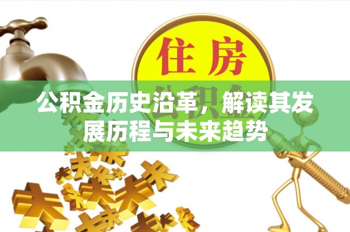 天河公积金历史沿革，解读其发展历程与未来趋势